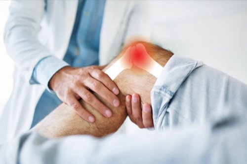Ortho Doctor checking patients legs where paining to much